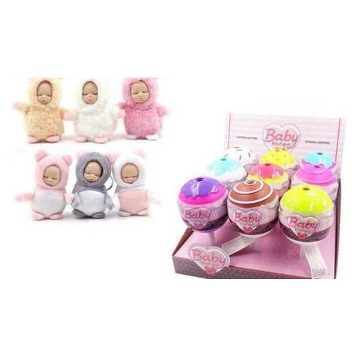 Купить Кукла ABtoys Baby Boutique Пупс-сюрприз в конфетке с аксесс. 9 шт. в дисплее, 12 видов в коллекции (1 серия) PT-01066, ABtoys (АБтойс)