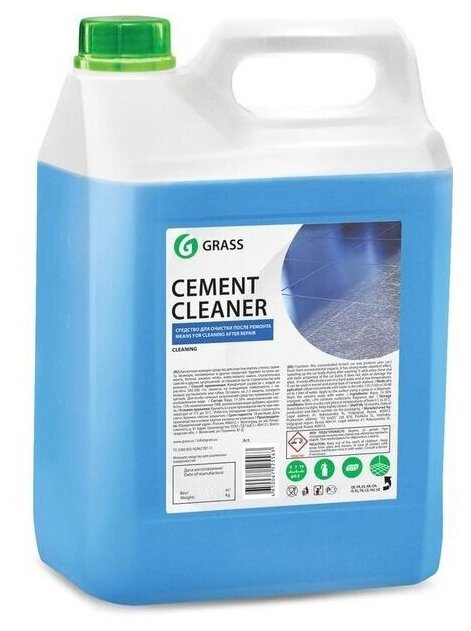 125305_Очиститель после ремонта! 'cement cleaner' (канистра 5.5кг)\ Grass 125305