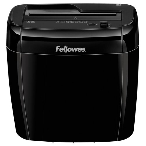 Уничтожитель документов Fellowes FS-47003 36C, 4 ур. секр. 4x40мм, 6 лист, 12л, скрепки, скобы, карты