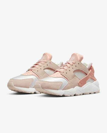 Кроссовки NIKE Air Huarache, размер 38 EU, белый, розовый