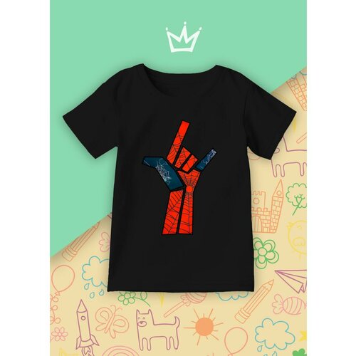 фото Футболка каждому своё, размер 128, черный