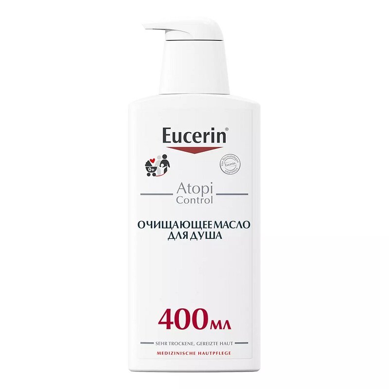 Эуцерин Очищающее масло для душа и ванны для детей, 400 мл (Eucerin, Atopi Control)