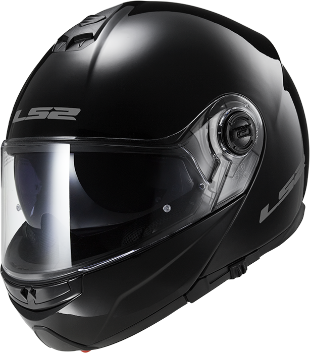 Шлем LS2 FF325 STROBE ELECTRIC SNOW Gloss Black (S, Gloss Black)