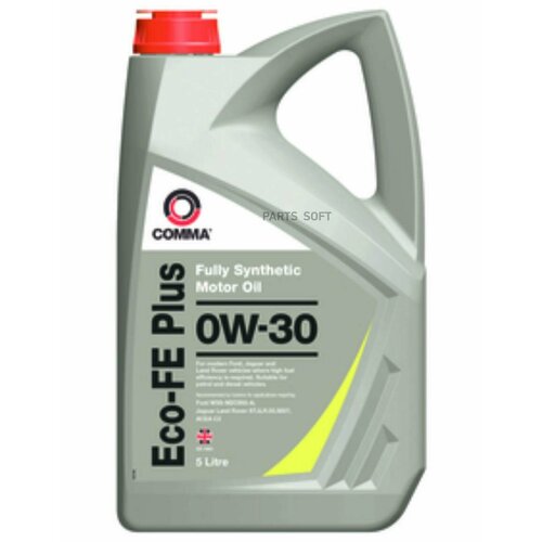 COMMA 0W30 ECO-FE PLUS (5L) масло моторное! синт.\ Асеа С2, Ford WSS-M2C950-A от официального дистрибьютора, производитель - COMMA, артикул ECOFEP5L