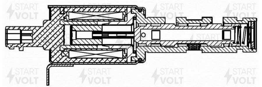 STARTVOLT SVC0902 Клапан эл. рег. фаз ГРМ для а/м Renault Duster (10-) F4R 2.0i (SVC 0902)