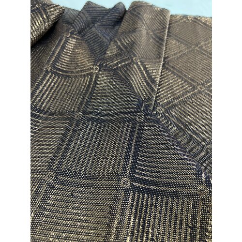 Вискоза ромб блестящий золотой Гуччи, ш-128 см, ш-128 см