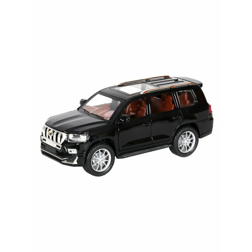 Машина инерционная MX 24269 TOYOTA PRADO свет и звук черный 1:24