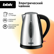 Чайник электрический BBK EK1762S черный/нержавеющая сталь