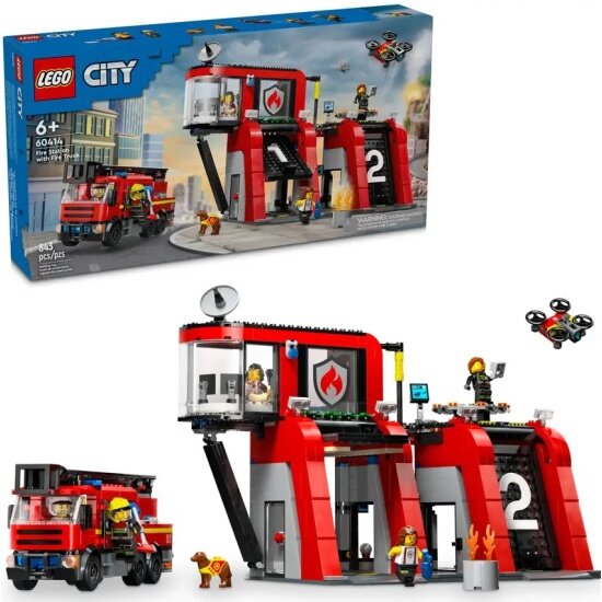 Конструктор Lego ® City 60414 Пожарная часть с пожарной машиной