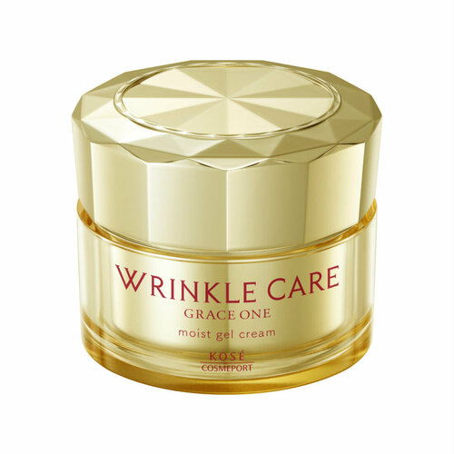 Крем-гель KOSE Grace One Wrinkle Care Moist Gel Cream многофункциональный против морщин, 100гр, Япония