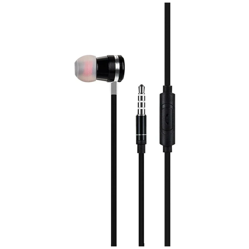 Гарнитура HOCO M16 Ling Sound Metal 35мм внутриканальная 12м черный 530₽