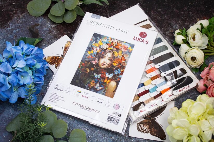 Набор для вышивания Luca-S BU5043 Butterflies Magic — фото 1
