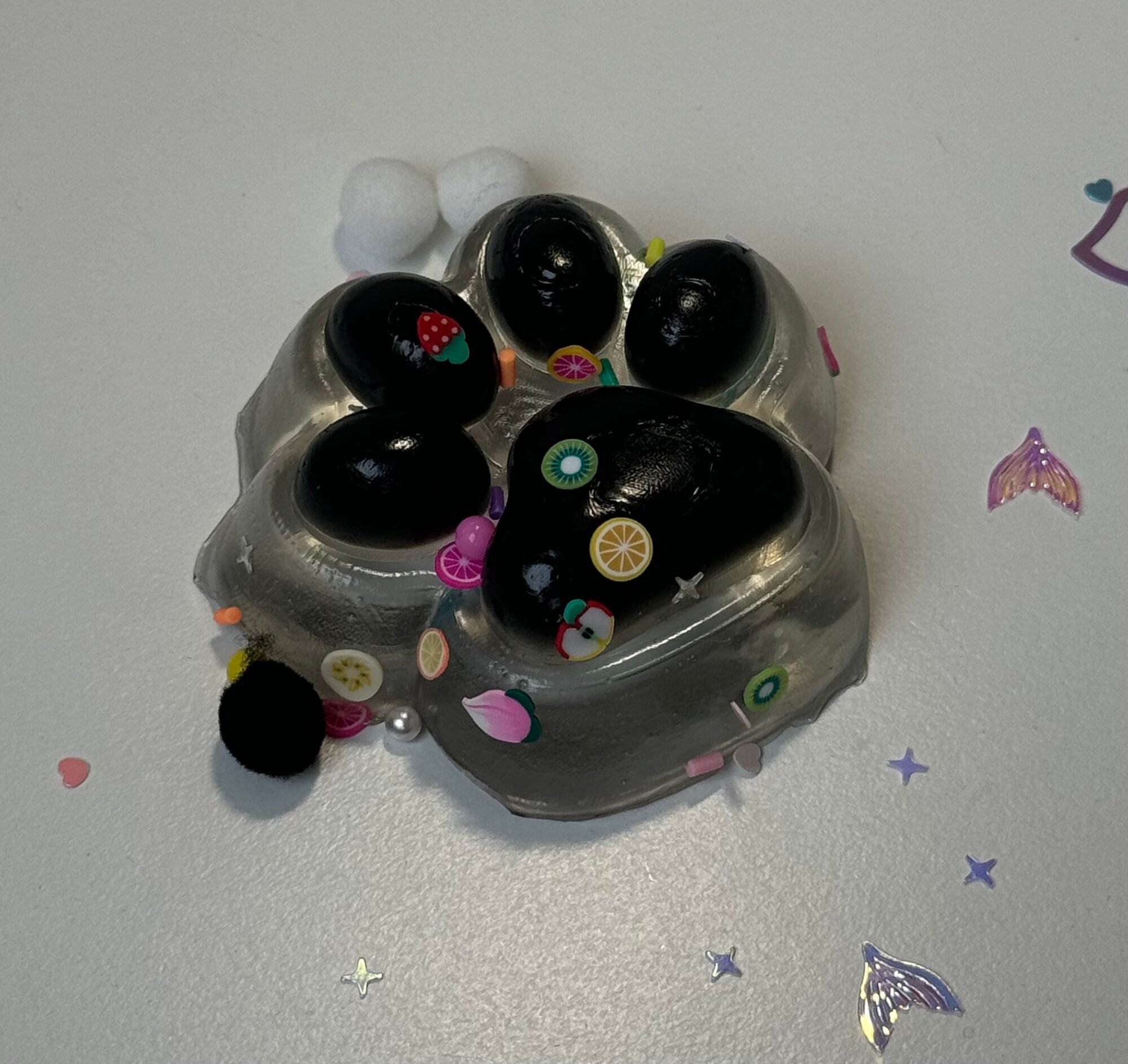 Игрушка антистресс сквиш "Кошачья Лапка", силикон, для снятия стресса, 7x2x7 см — фото 1