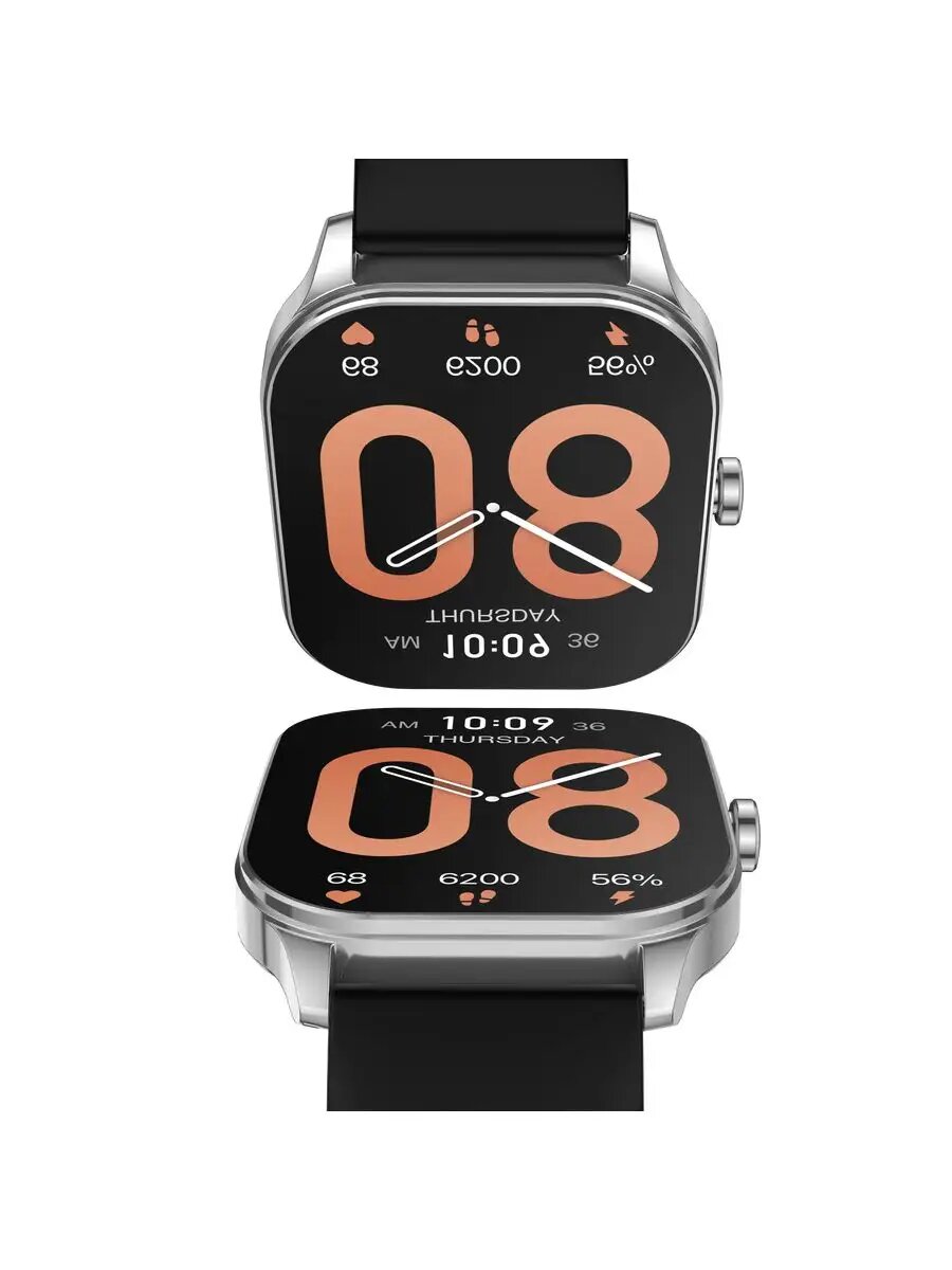Смарт-часы A2318 Pop 3S 1.96" 410x502, IP68, BT 5.2, Silver — фото 1