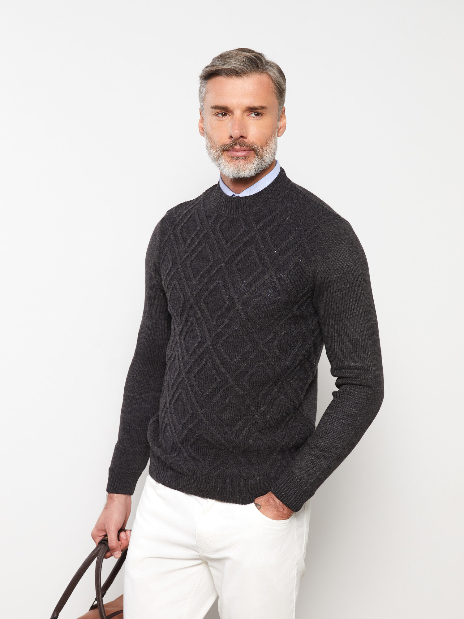 Джемпер LC Waikiki, размер L, , anthracite