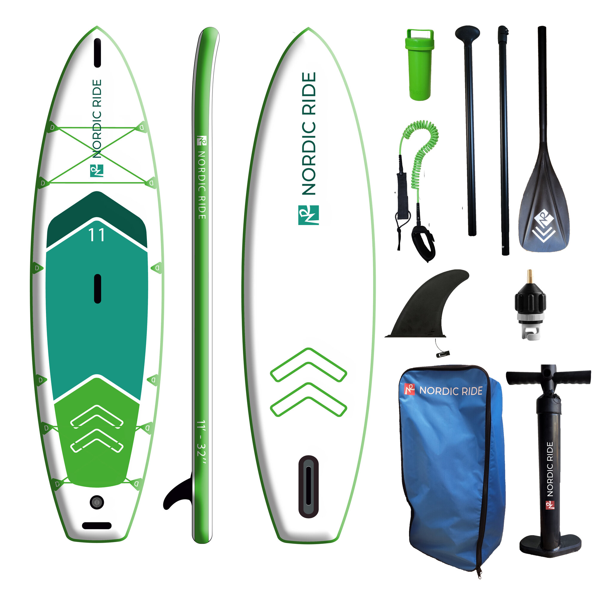 SUP доска NORDIC RIDE 11' GREEN