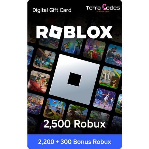1500 робуксов подарок 1500 robux Игровая валюта Roblox Цифровой код Мгновенное пополнение Любой регион 3800₽