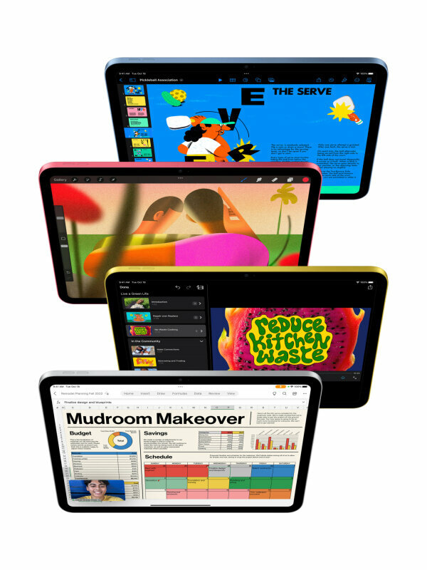 Apple iPad 11" (A16) Wi-Fi 128 ГБ (не установлен Rustore), розовый — фото 1