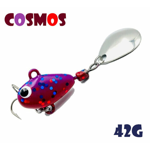 Блесна Тейл-Спиннер для рыбалки Uf-Studio Hurricane 42g #Cosmos