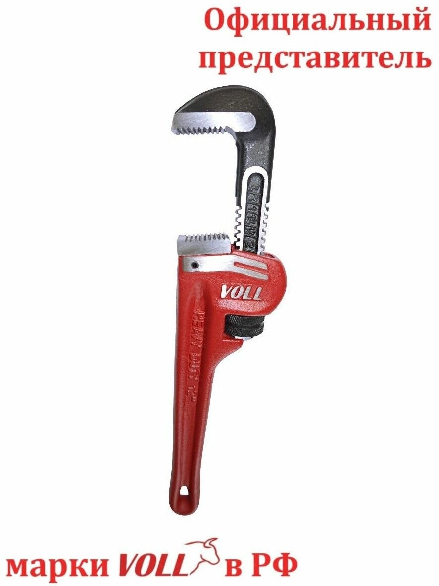Ключ трубный VOLL Хэви Дьюти, 12", для труб D 2"