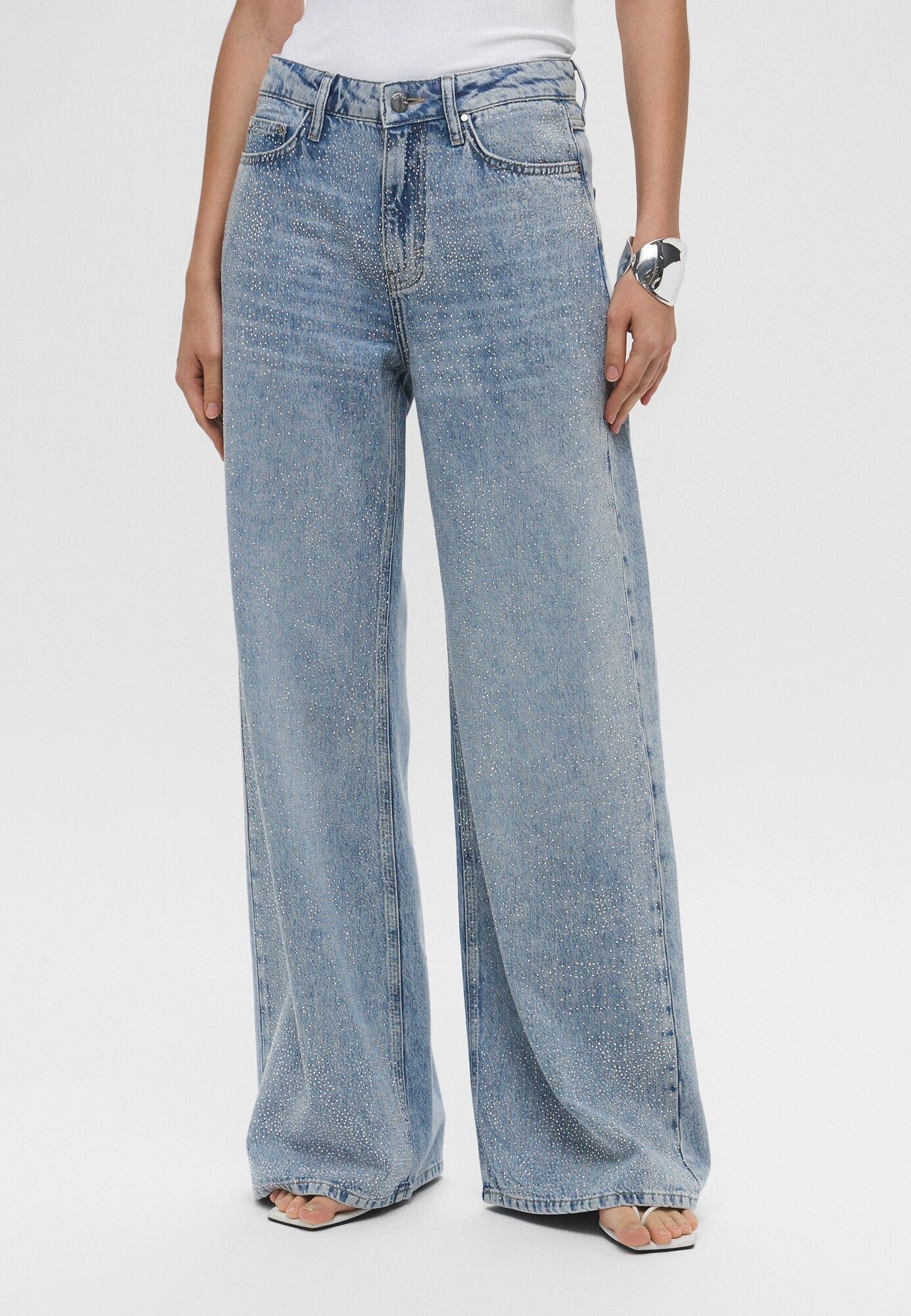 Джинсы GUESS BELLFLOWER, размер 44, голубой