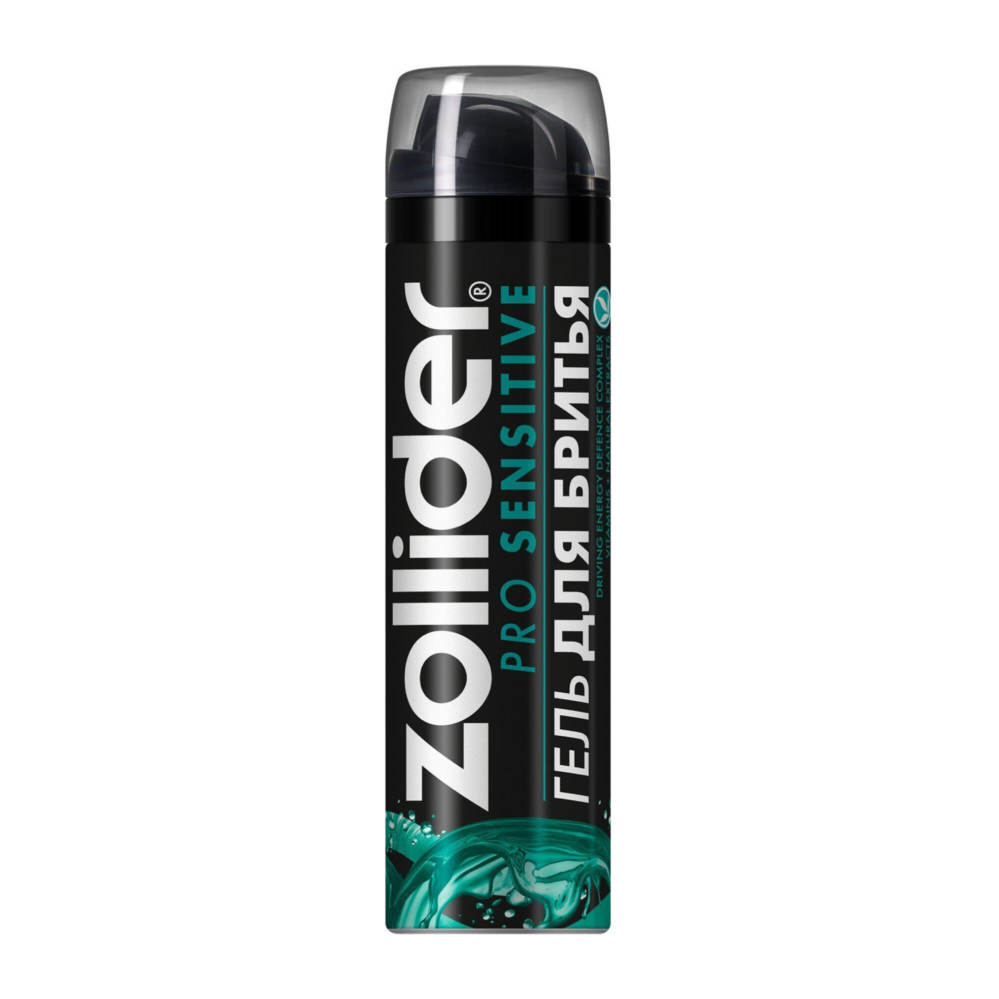 Гель для бритья ZOLLIDER Pro Sensitive, успокаивающий, без спирта, 200 мл