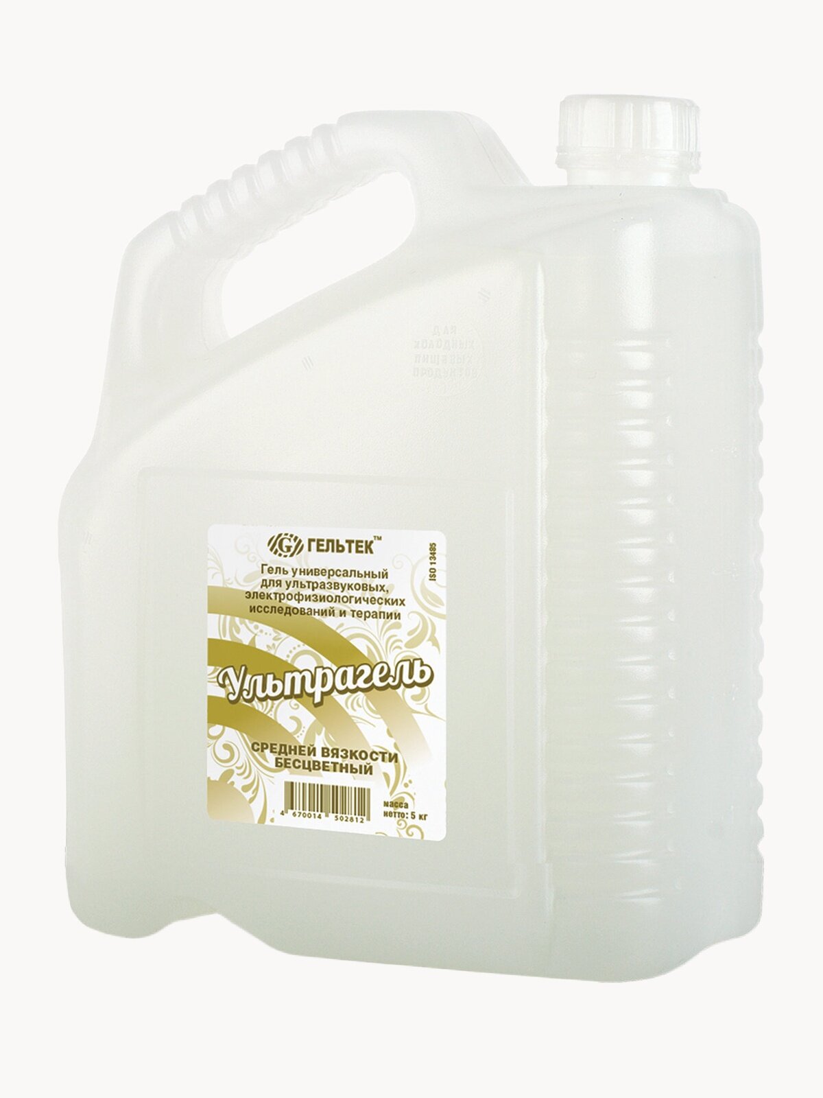 Гель универсальный для УЗИ и электрофизиологических исследований ультрагель Гельтек средней вязкости 5 кг