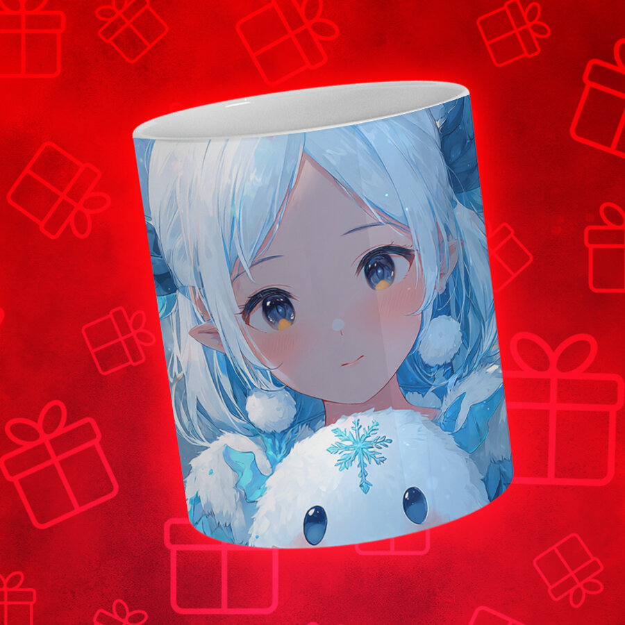 Кружка Аниме, керамическая, яркий принт, для поклонников аниме — фото 1