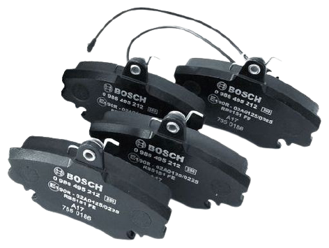 Дисковые тормозные колодки передние BOSCH 0986495212 (1 шт.)