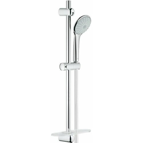 Душевой гарнитур Grohe Euphoria 110 Mono, арт. 27266001Gr, 1 режим, штанга 60 см, шланг 175 см, лейка 11,5 см, с полкой