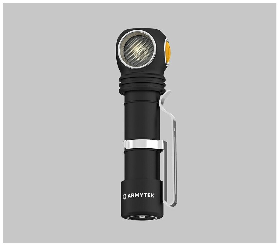 Фонарь налобный-мульти Armytek Wizard C2 Pro Magnet USB XHP50.2, 2330 lm, тёплый, до 129м, 1x18650, IP68, 65г