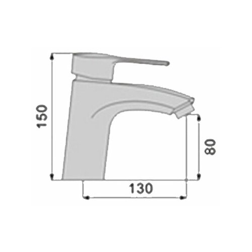 фото Смеситель для раковины oute
