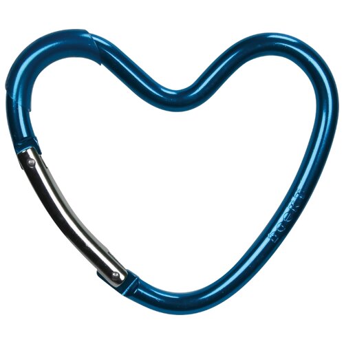 фото DOOKY- XPLORYS Карабин Heart Hook blue