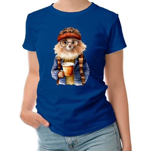 фото Футболка roly, размер l, синий