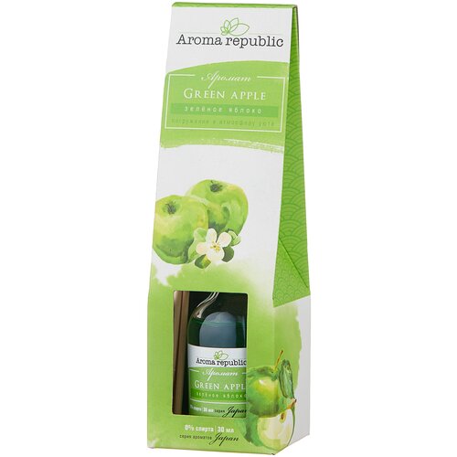 Aroma republic диффузор Japan зеленое яблоко, 30 мл, 