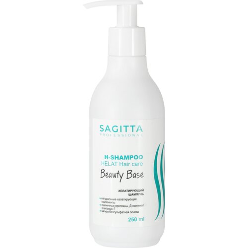 Купить Шампунь для волос SAGITTA Beauty Base H-Shampoo Helat Hair care хелатирующий, 250 мл
