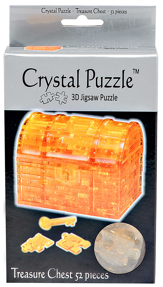Головоломка 3D Crystal Puzzle Сундук - фото №13