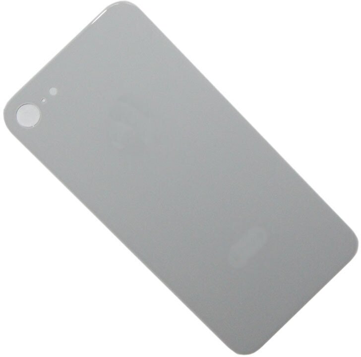 Задняя крышка для iPhone 8 (стекло) <серебро>