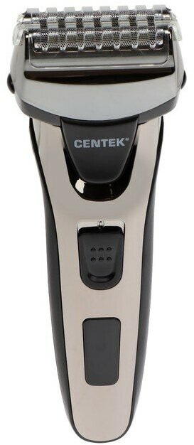Электробритва Centek CT-2174, 3 Вт, сеточная, 2 головки, сухое бритьё, от АКБ