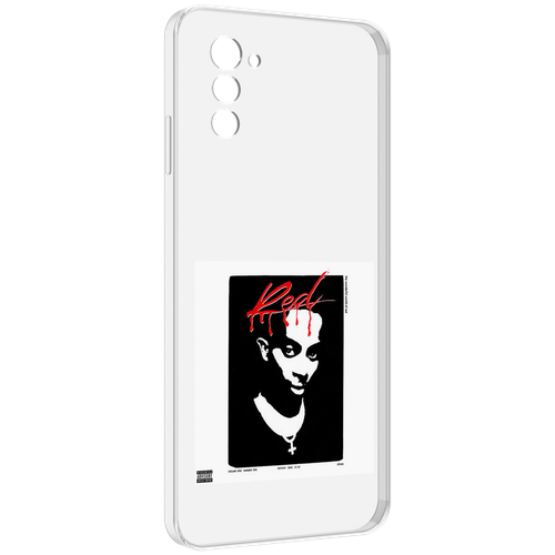 Чехол MyPads Playboi Carti - Whole Lotta Red для UleFone Note 12 / Note 12P задняя-панель-накладка-бампер