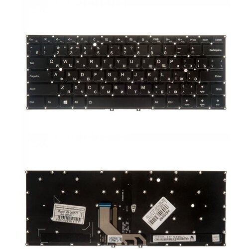 Keyboard / Клавиатура для ноутбука Lenovo Yoga 920, 920-13IKB черная с подсветкой