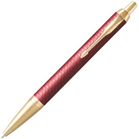 Ручка шариковая Parker IM Premium K318 (2143644) Red GT M синие чернила подар. кор.