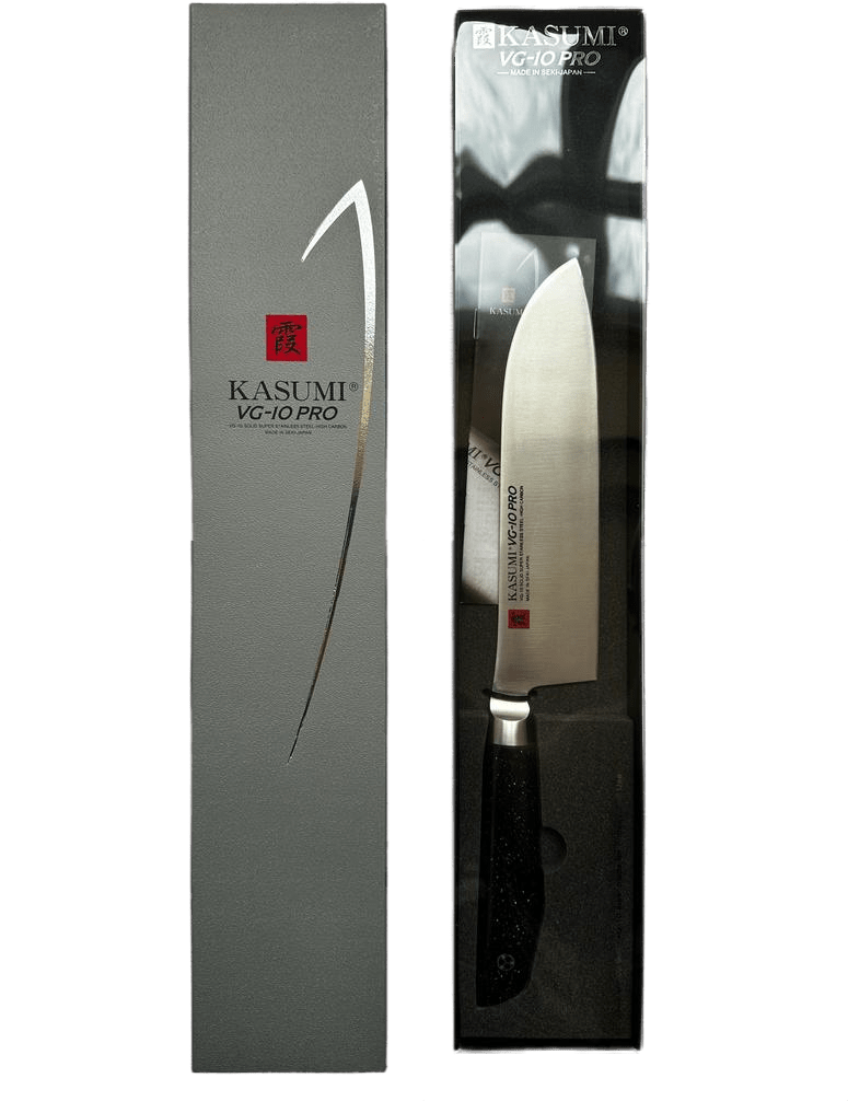 Японский кухонный нож Сантоку KASUMI с лезвием 18см.