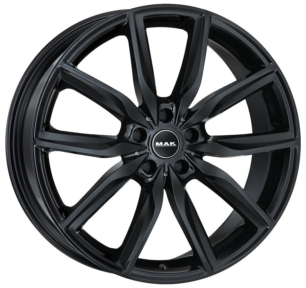 Литые колесные диски MAK ALLIANZ Gloss Black 8.5x19 5x112 ET40 D66.6 Чёрный глянцевый (F8590AZGB40WS2X)