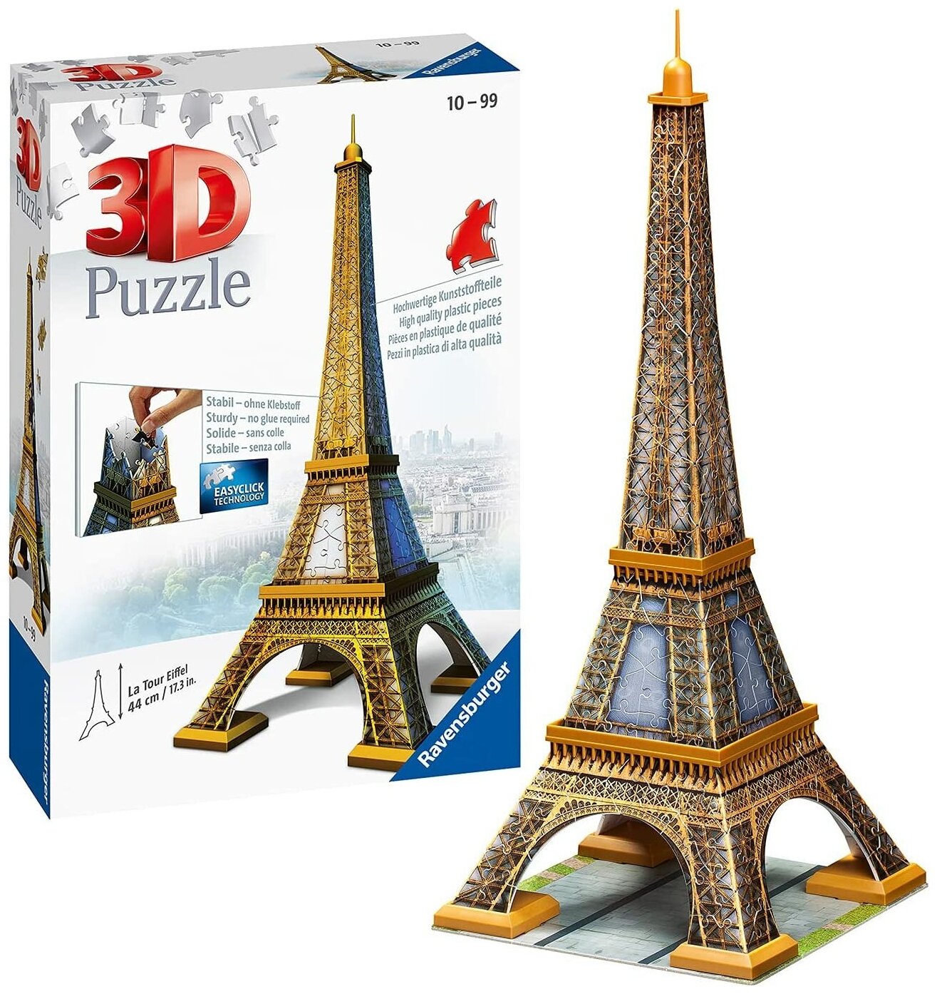 Ravensburger. Пазл карт. 3D 216 "Эйфелева башня"