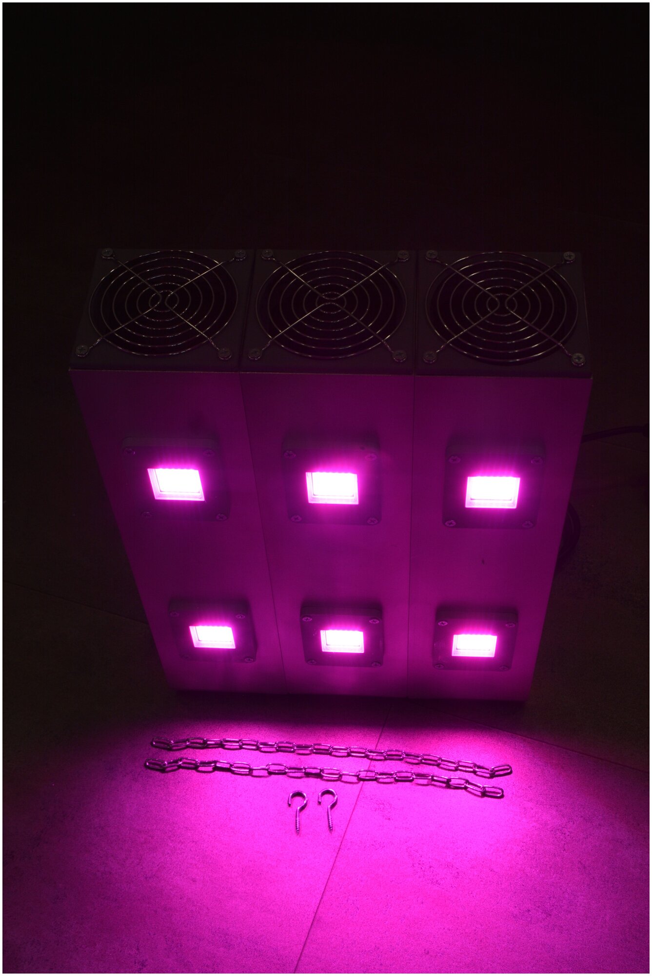 Светильник светодиодный полного спектра для гроубоксов и теплиц "Нембус" 300Вт, 40 см - фотография № 8