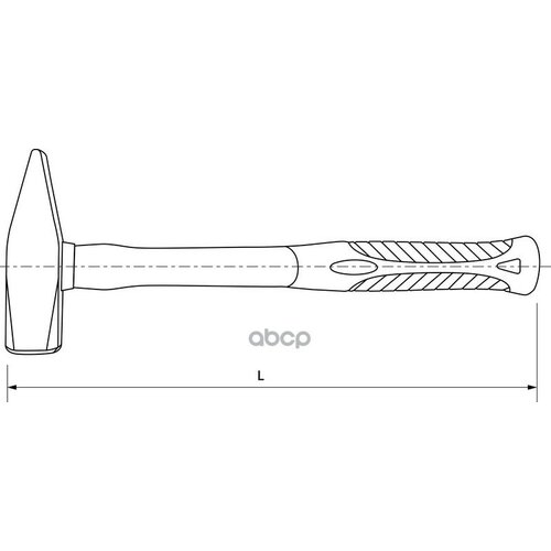 Молоток Слесарный С Фиберглассовой Рукояткой, 1000 Гр. THORVIK арт. PHH001