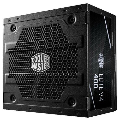 Блок питания Cooler Master ATX 400W Elite V4 400W 80+ (24+4+4pin) 120mm fan 3xSATA RTL (MPE-4001-ACABN-EU)