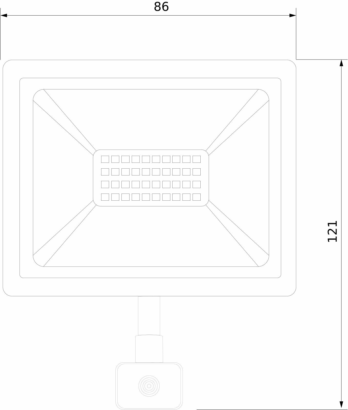 Прожектор Elektrostandard ELEMENTARY 021 FL LED 4690389154706 - фото №3