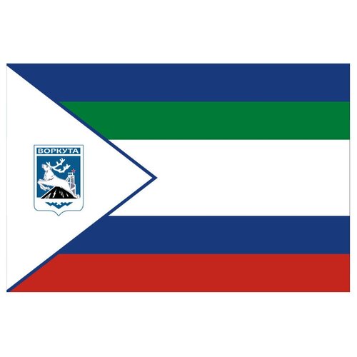 Флаг города Воркута 90х135 см